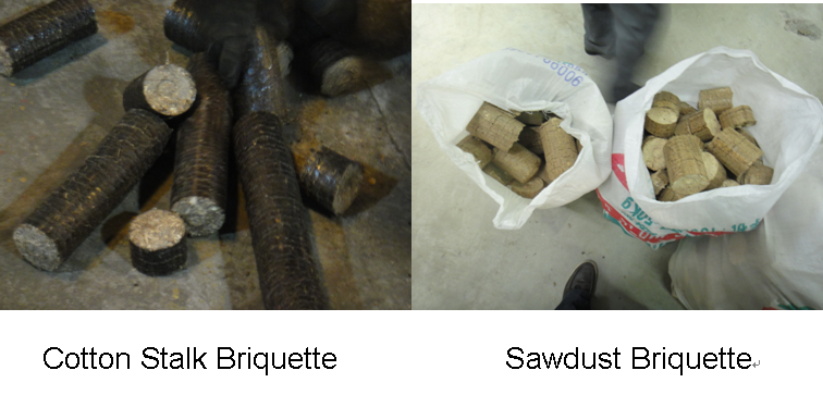 Briquettes Processed by Mechanical Stamping Briquette Press
