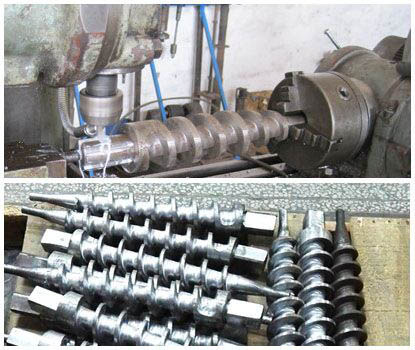 propeller of wood briquette machine