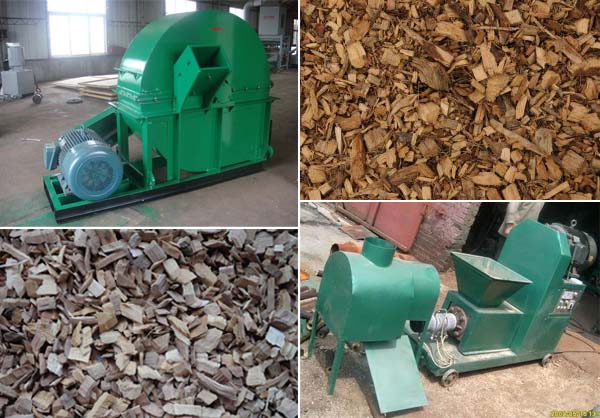 briquette machine and wood crusher