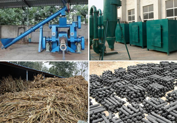 corn cob charcoal production