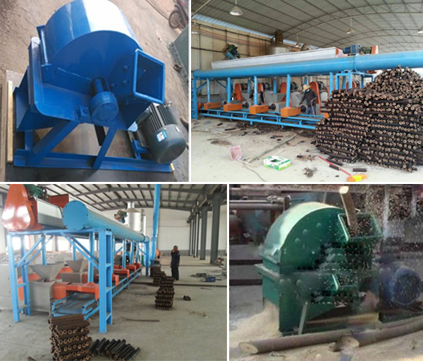 using tips of wood crusher machine