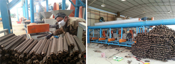 briquette machine production in winter