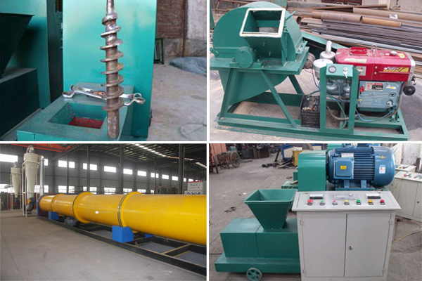 parts of sawdust briquette machine