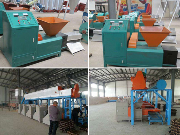 production of briquette machine