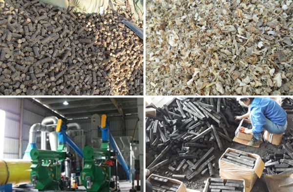 wood materials for briquette machine