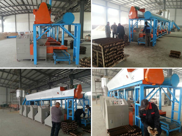 sawdust briquette machine production