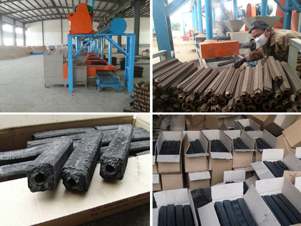 production of briquette machine