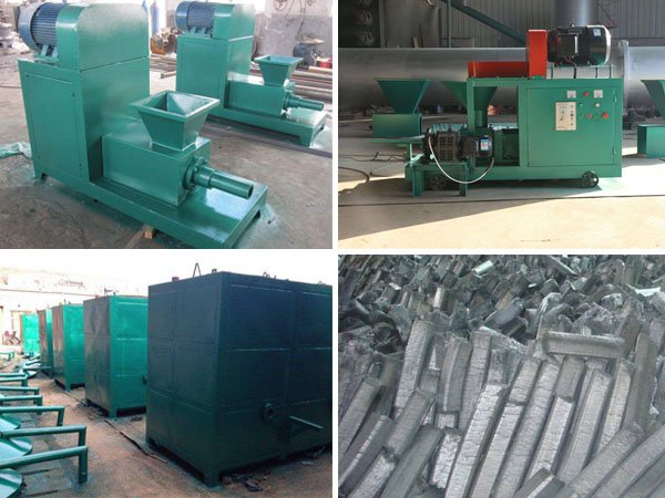 briquette machine and charcoal