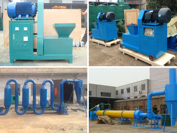 briquette machine and drying machine