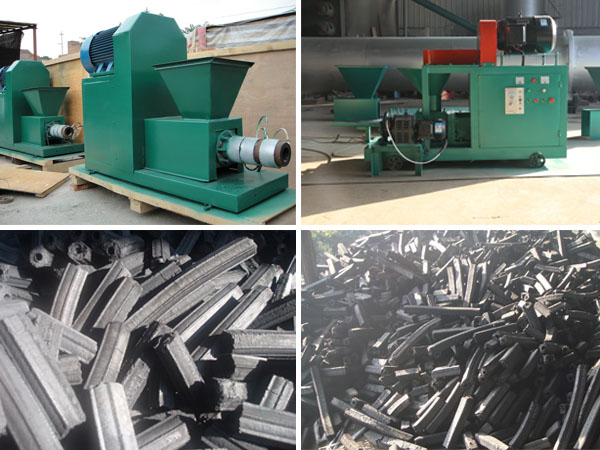 charcoal and briquette machine