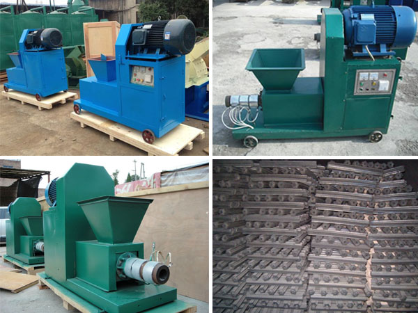 briquette production with briquette machine