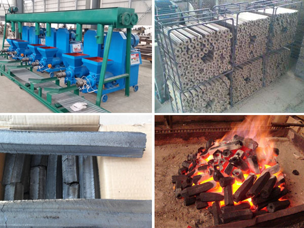 charcoal and biomass briquette machine