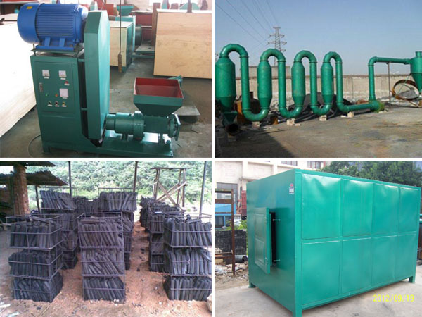 production process of briquette machine