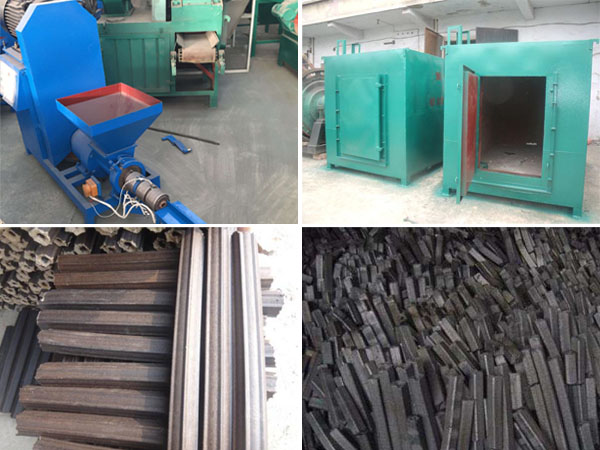 production process of biomass briquette machine