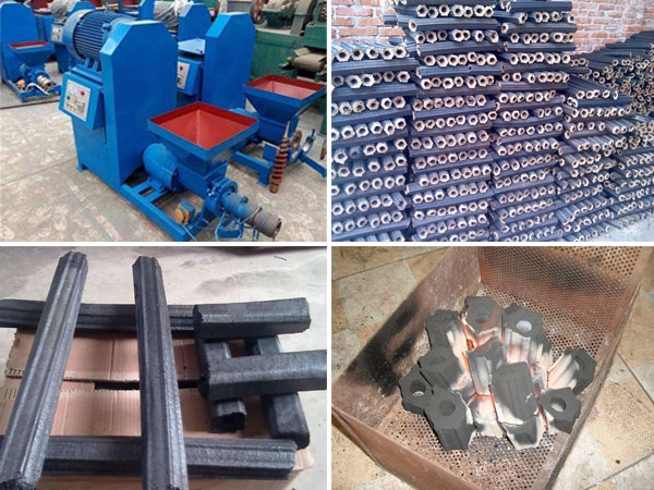 biomass briquette machine and charcoal