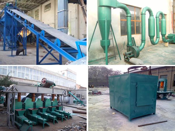 auxiliary equipment of sawdust briquette machine