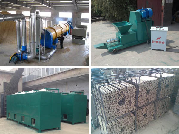 sawdust briquette machine production equipment