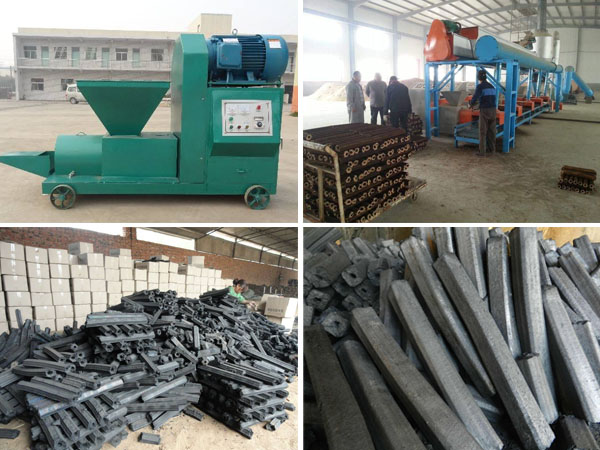 charcoal and sawdust briquette machine