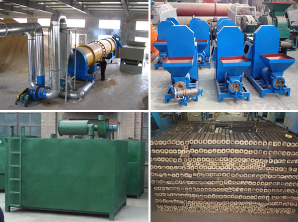 briquette machine for charcoal production