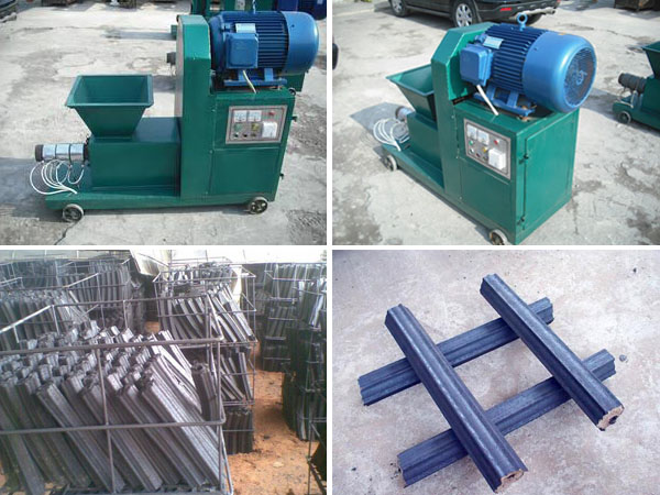 briquette machine and charcoal