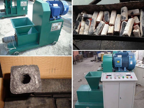 charcoal and briquette machine