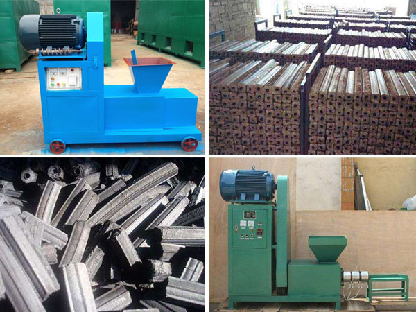 briquette machine and briquettes