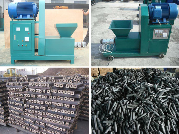 briquette machine and charcoal