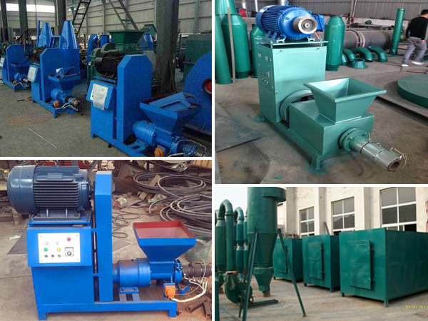 briquette machine and carbonizing furnace