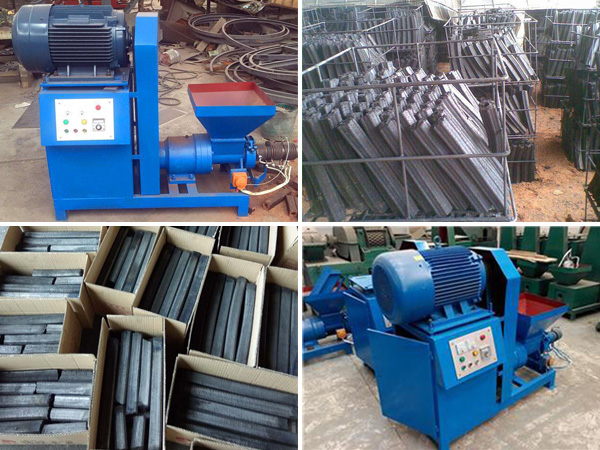 charcoal and wood briquette machine