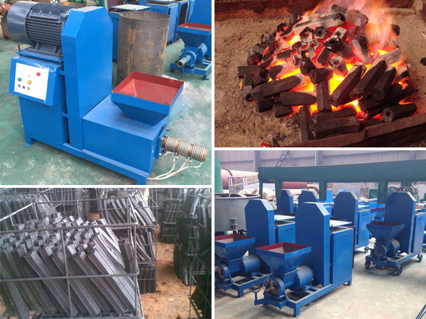 charcoal and briquette machine