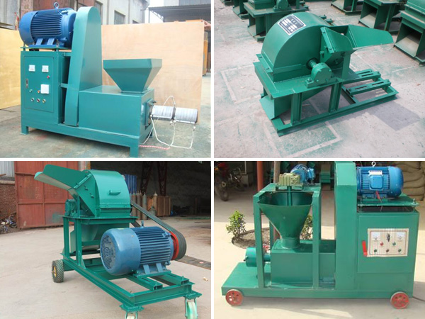 wood crusher machine and sawdust briquette machine