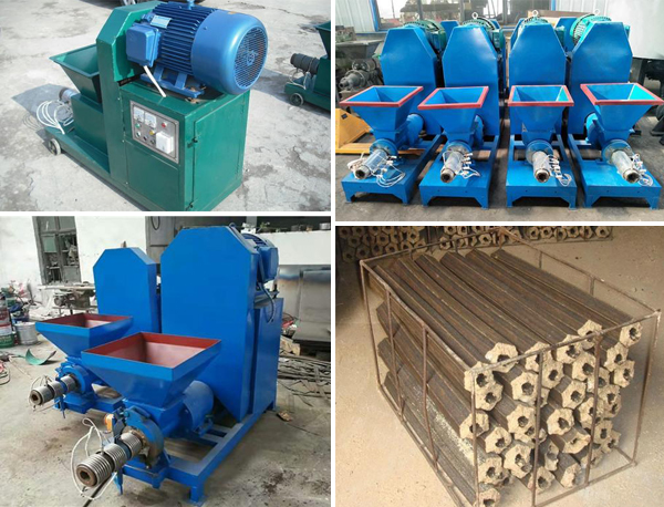 briquette machine and briquettes