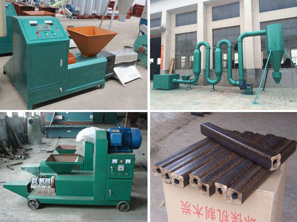 briquette machine and drying machine