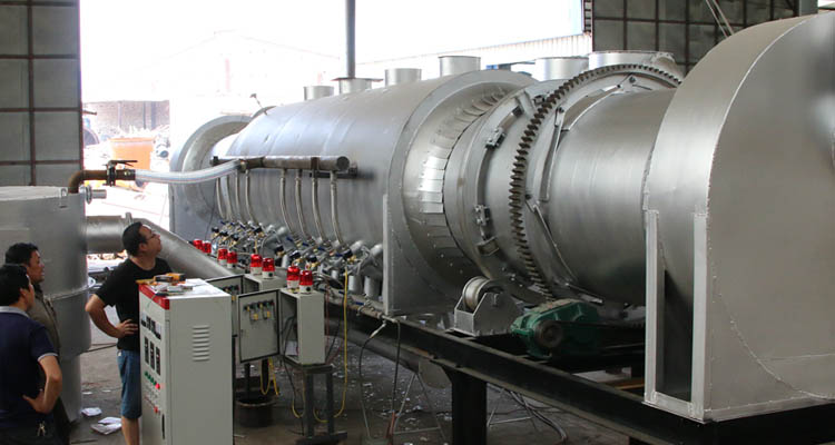 Continuous carbonization furnace