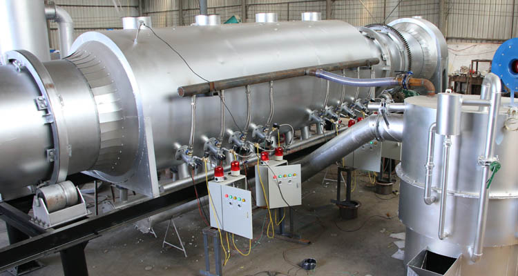 Continuous carbonization furnace