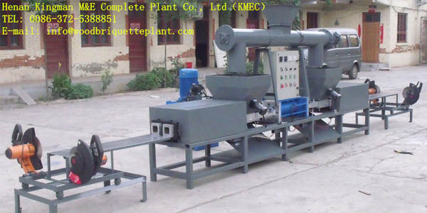 Hydraulic briquetting press machine