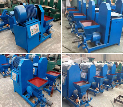 How to do if there is foreign matter in the straw briquetting machine?