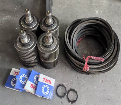 Indonesian customer purchased biomass pellet machine accessories from our company